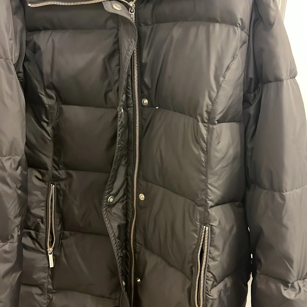 Michael Kors 3/4 Puffer Jacket Black used Womens Size XL